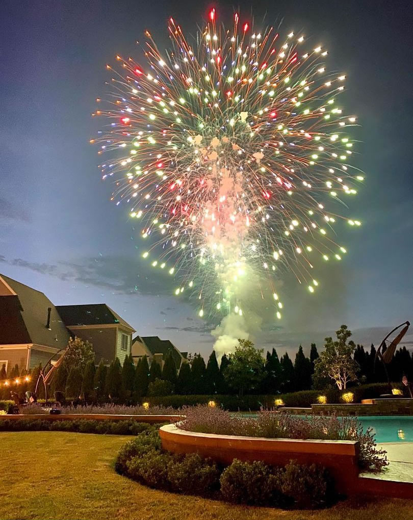 Fourth of July Fireworks Laurel Pond North Homeowners' Association